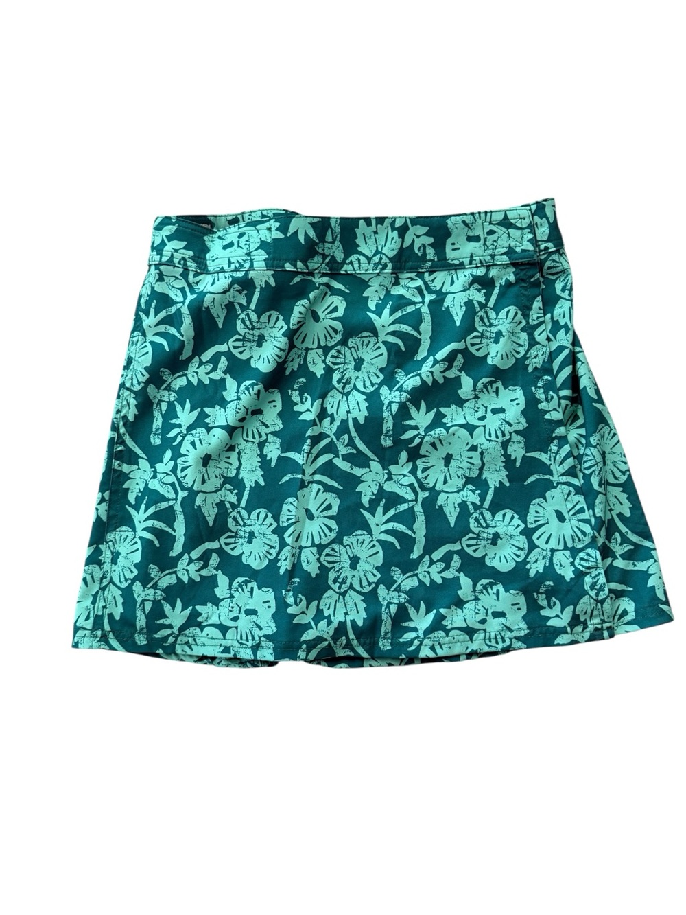 Ripskirt Hawaii Teal & Aqua Floral Skirt